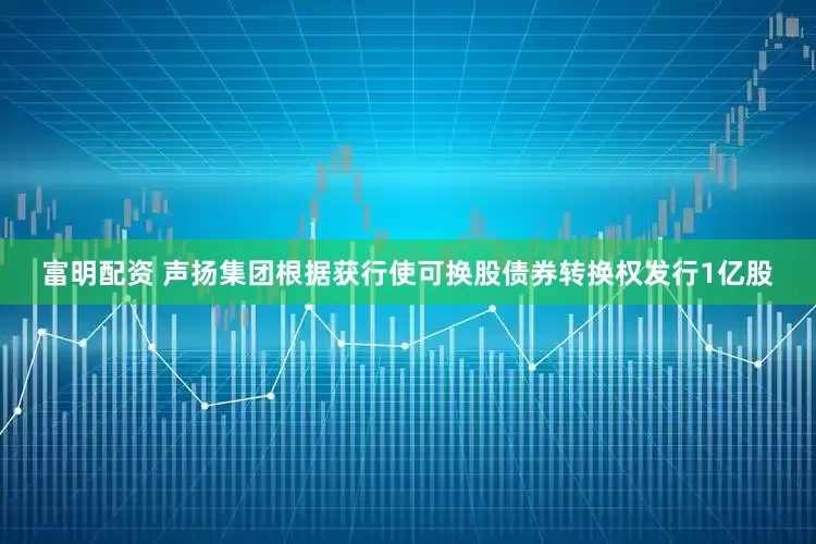 富明配资 声扬集团根据获行使可换股债券转换权发行1亿股